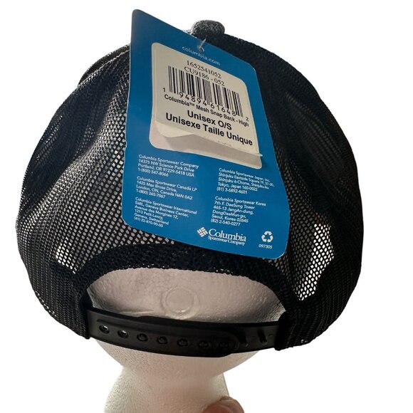 NEW WITH TAGS Columbia gray One Size Fits Most snap back trucker hat - Picture 3 of 8